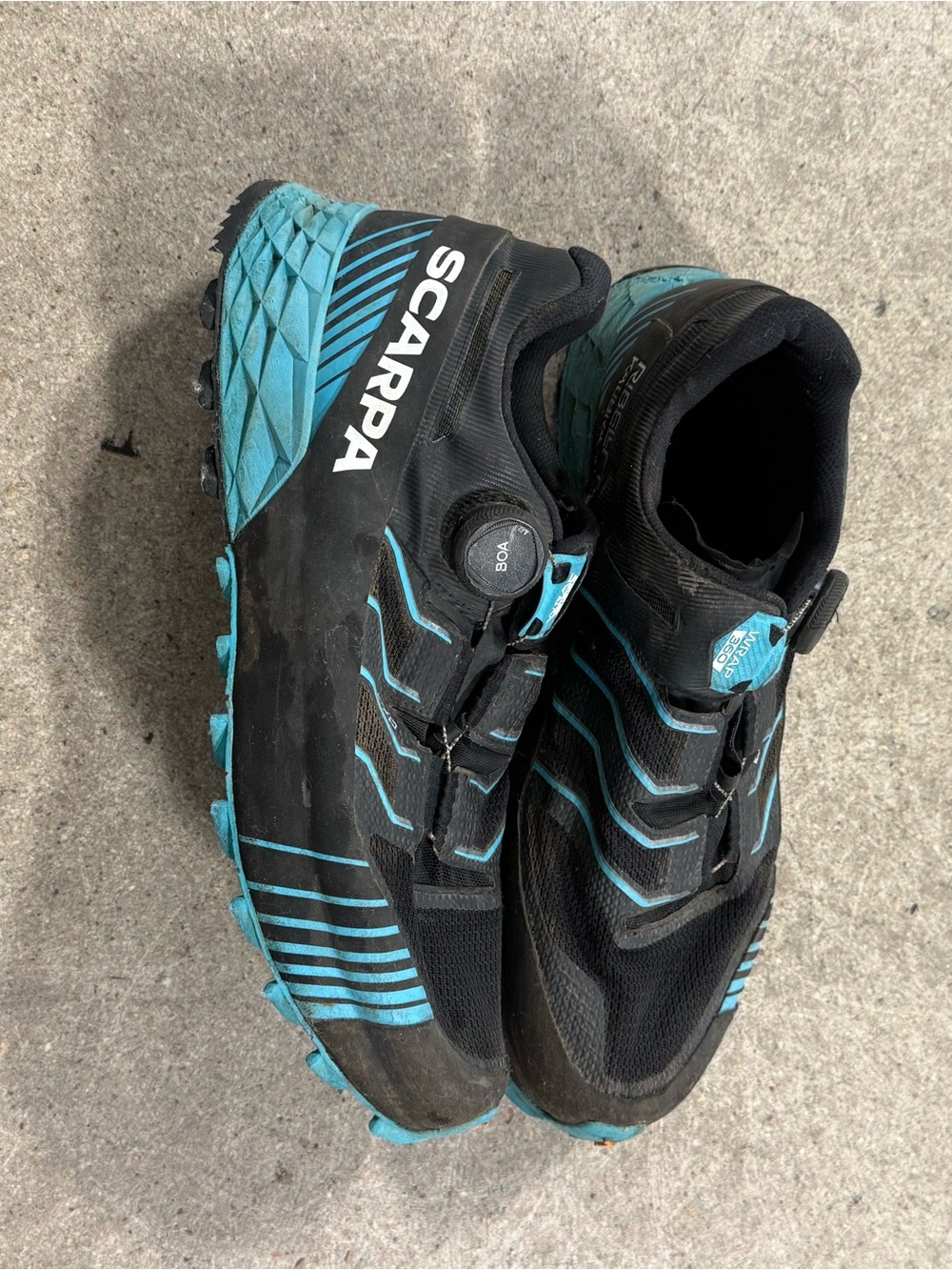 Scarpa Ribelle Run Kalibra ST men’s Sz 9 Trail, Fell Sky Off-Road Running - Picture 3 of 9